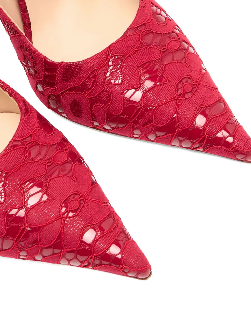 Casadei 100mm Liberty pumps Red
