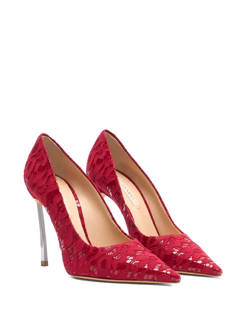 Casadei 100mm Liberty pumps Red