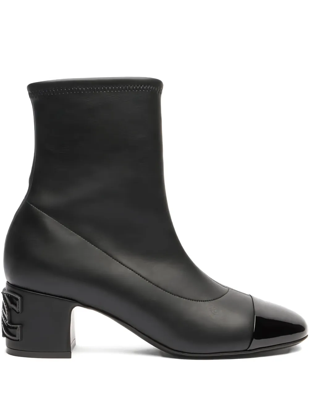 Casadei 50mm leather ankle boots Black