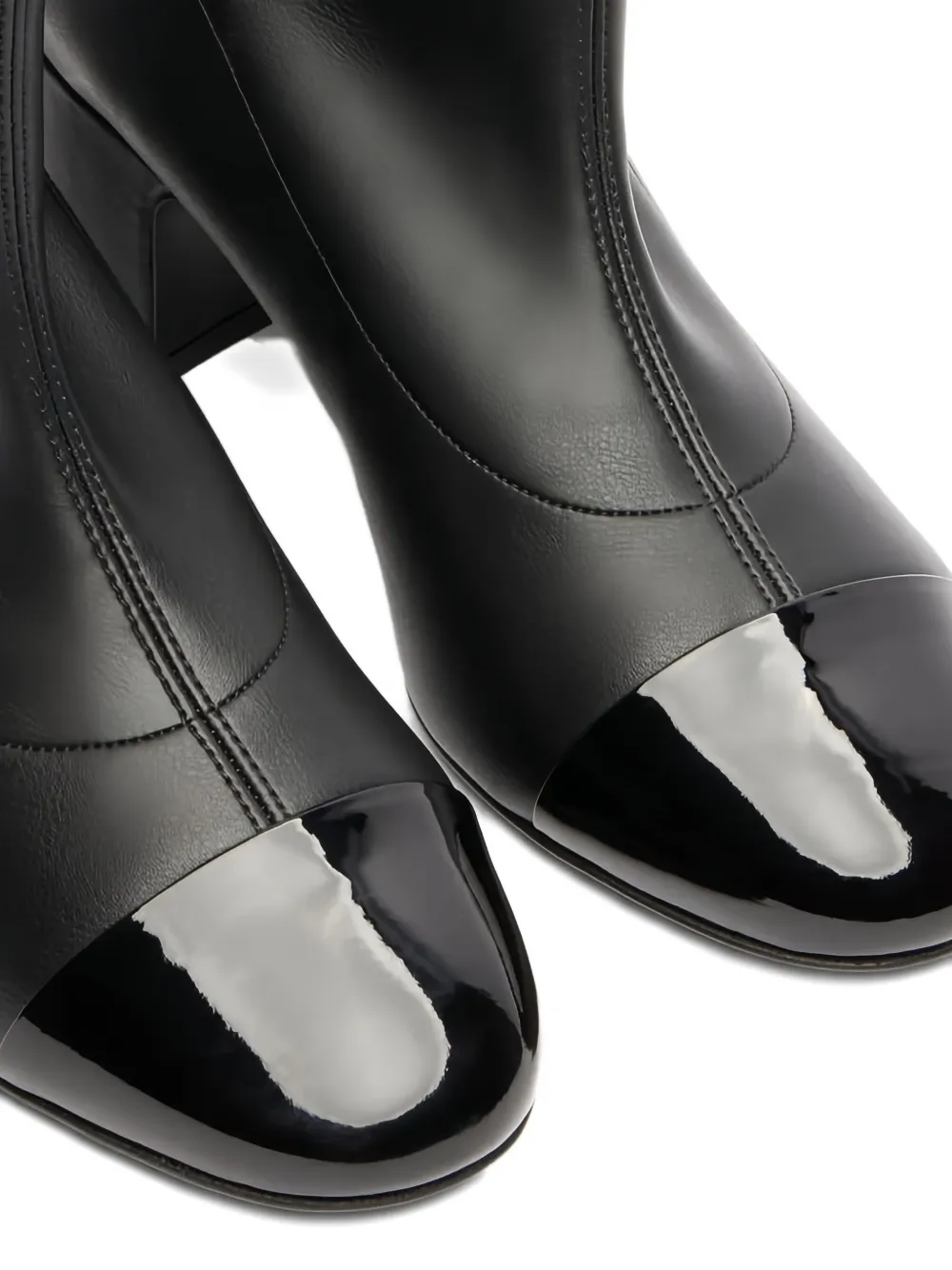 Casadei 50mm leather ankle boots Black