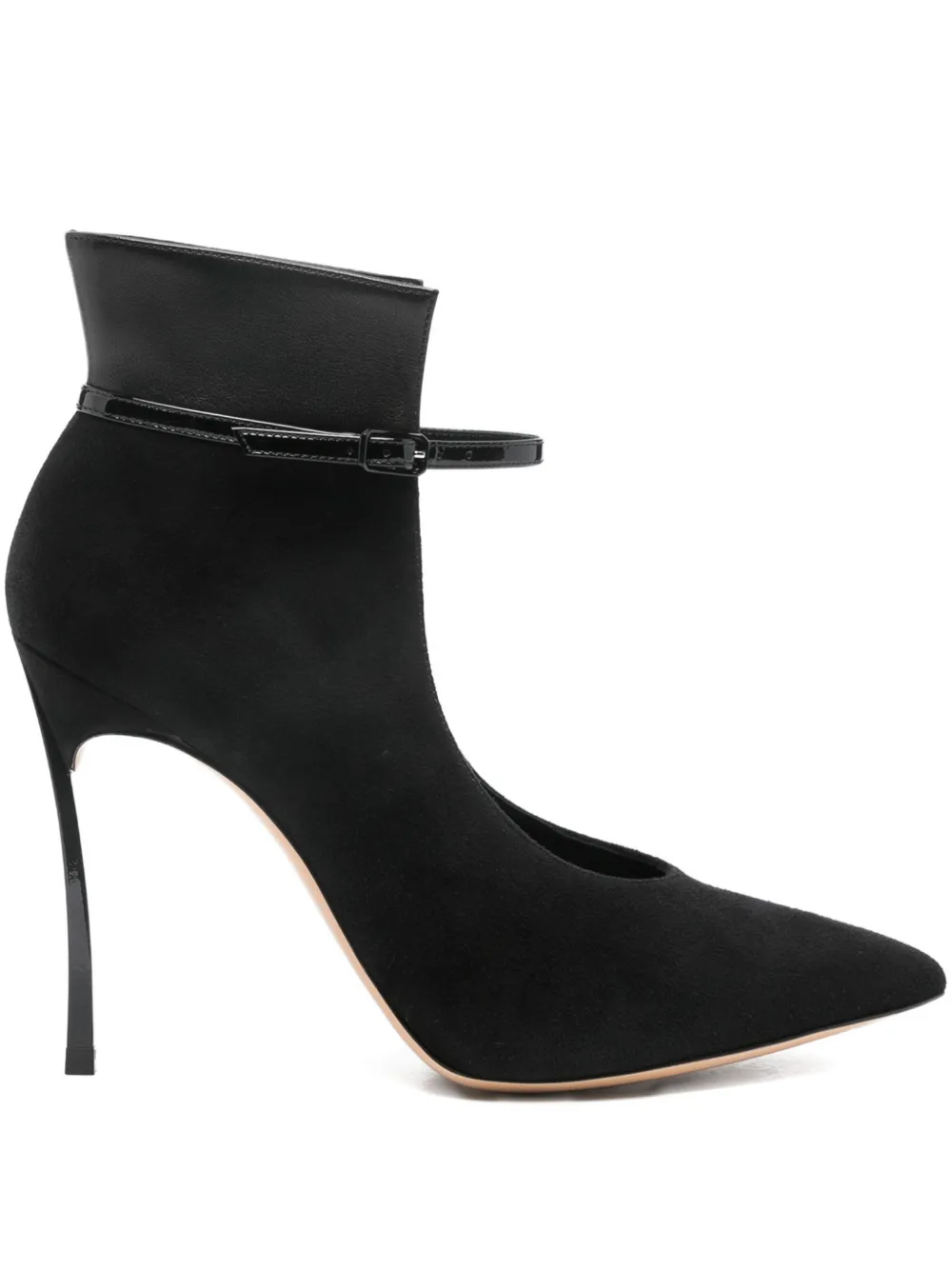 Casadei 100mm Pointed-toe Pumps In Black