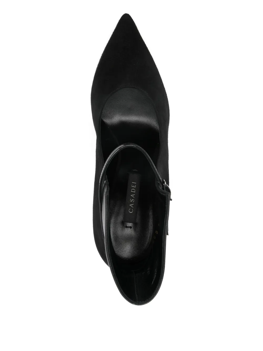 Casadei 100mm Pointed-toe Pumps In Black