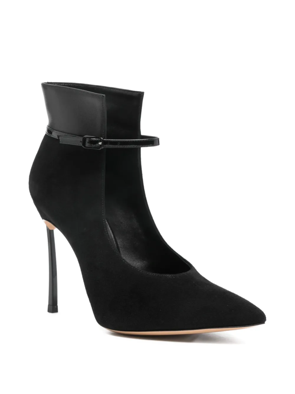 Casadei 100mm Pointed-toe Pumps In Black