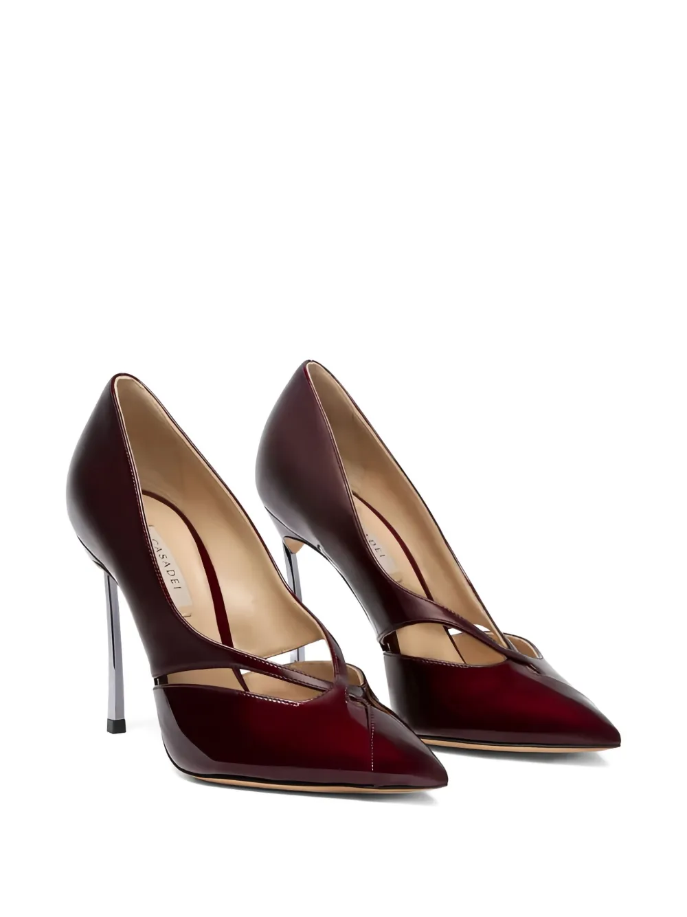 Casadei 100mm Blade Pantera cut-out heeled pumps | Heeled Pumps | Image 2