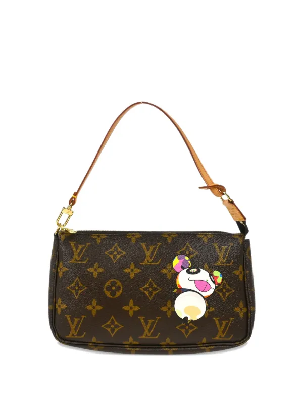 Louis Vuitton Pre-owned 2004 Panda Pochette Handbag in Brown