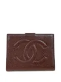 CHANEL Pre-Owned 1998 logo-embossed leather wallet - Brown