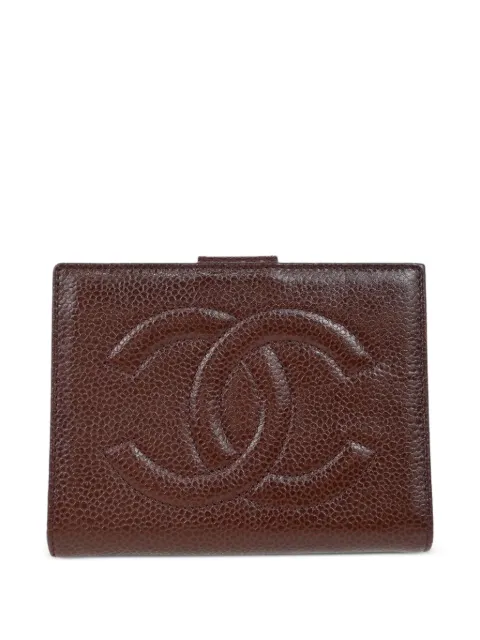 CHANEL Pre-Owned 1998 Portemonnaie mit Logo-Prägung