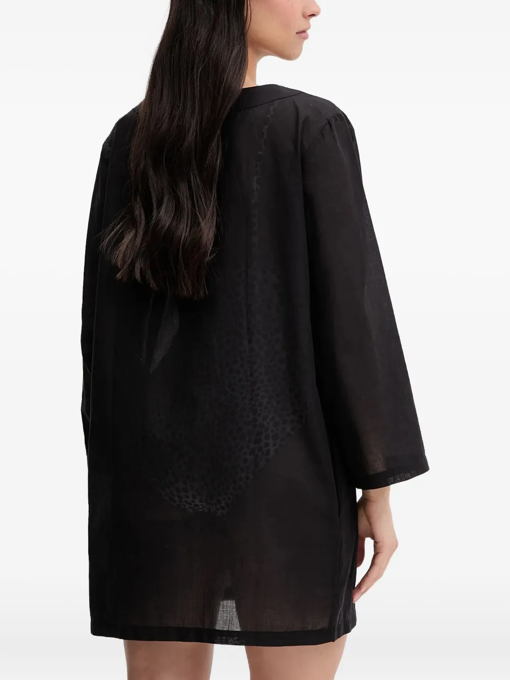 Michael Kors Wikkeldoek met ringlets Zwart