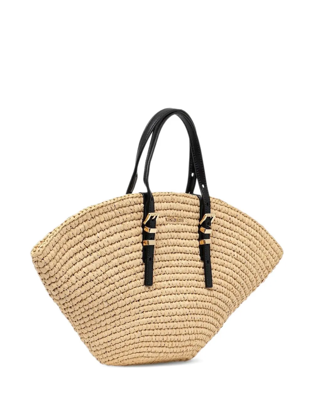 Michael Kors Addie medium leren schoudertas met omslag Zwart