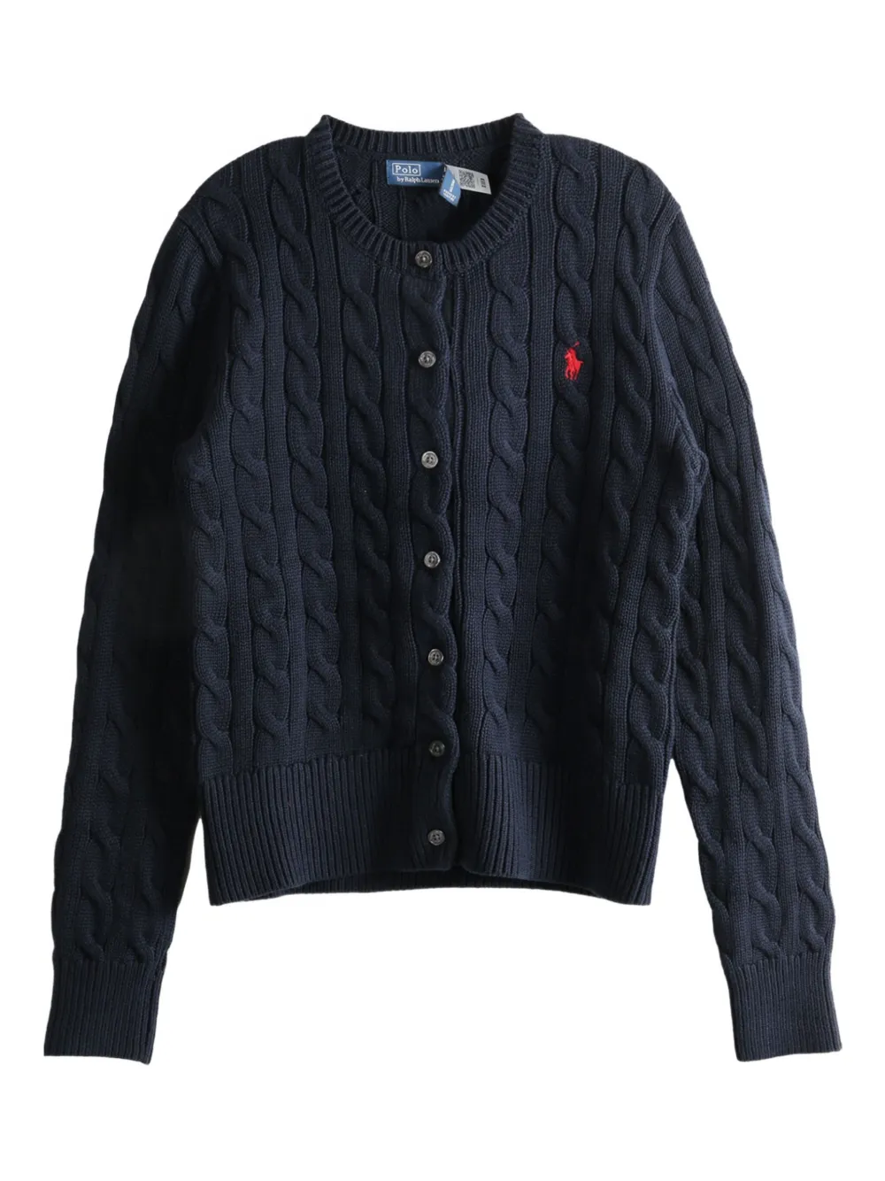 Polo Ralph Lauren cable-knit cardigan Blauw