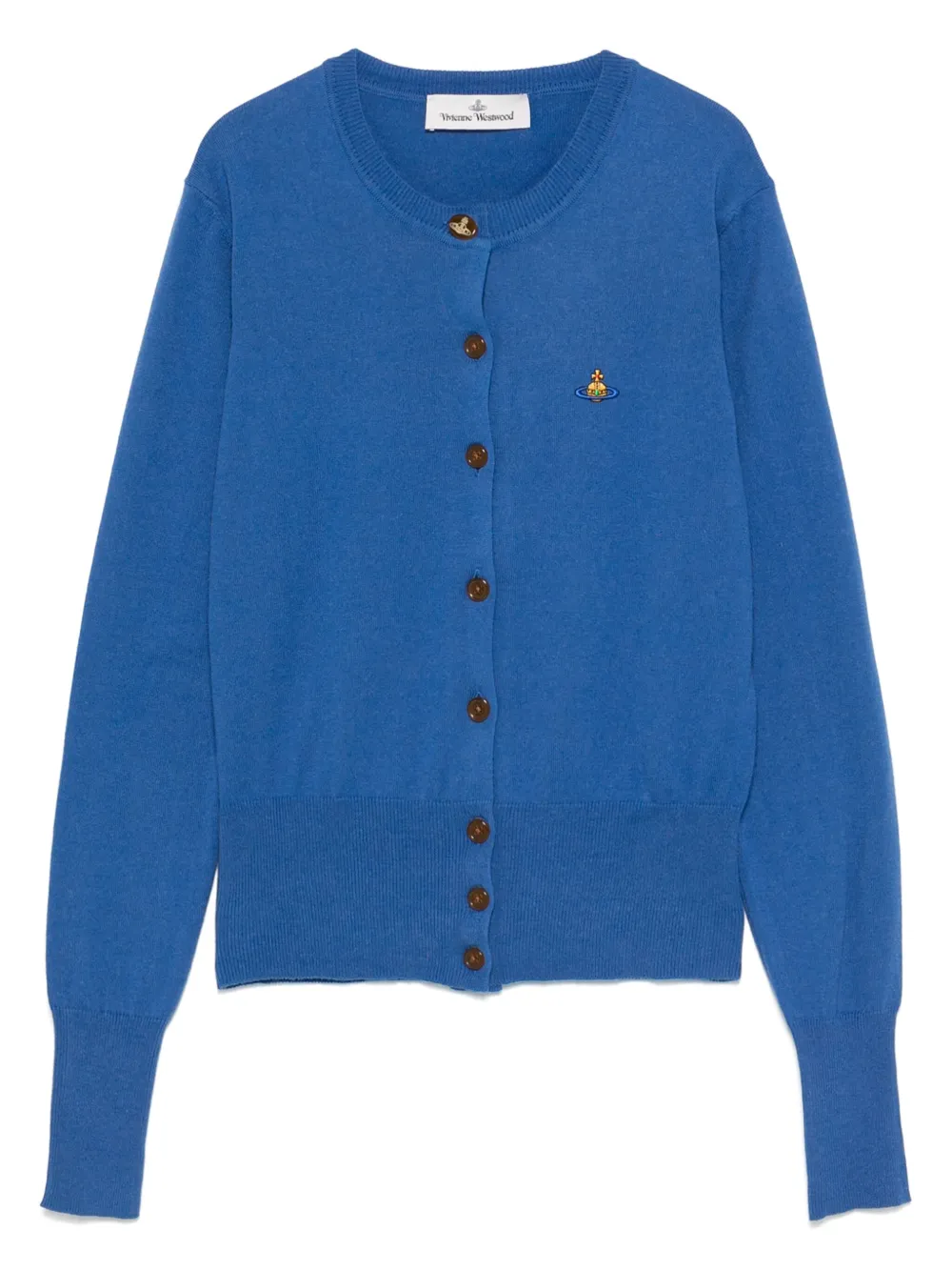 Vivienne Westwood Orb-embroidered cardigan Blauw
