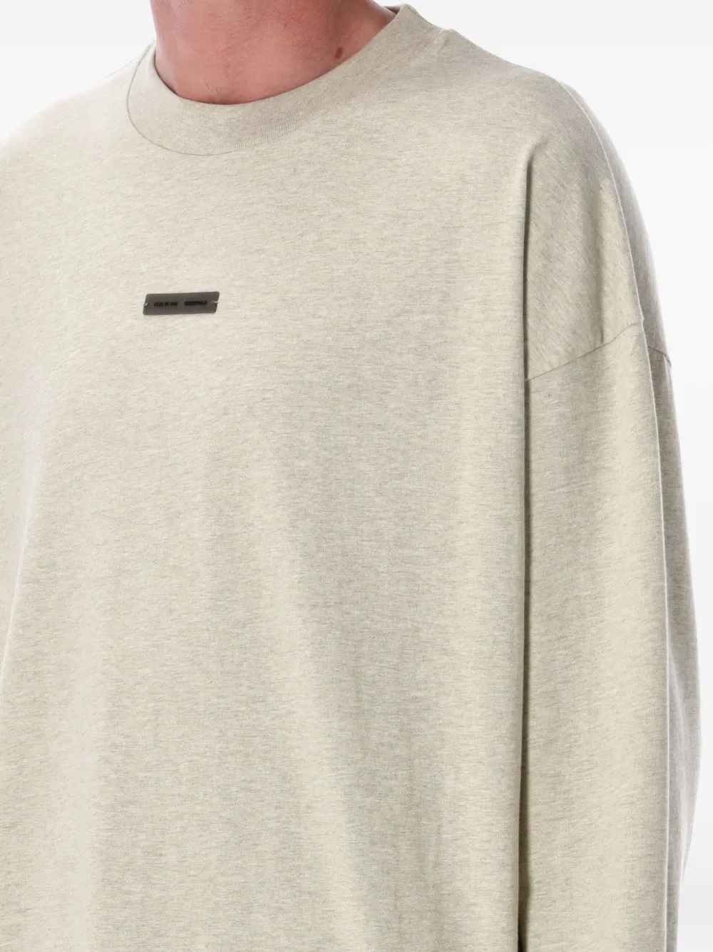 FEAR OF GOD ESSENTIALS long-sleeve T-shirt Beige