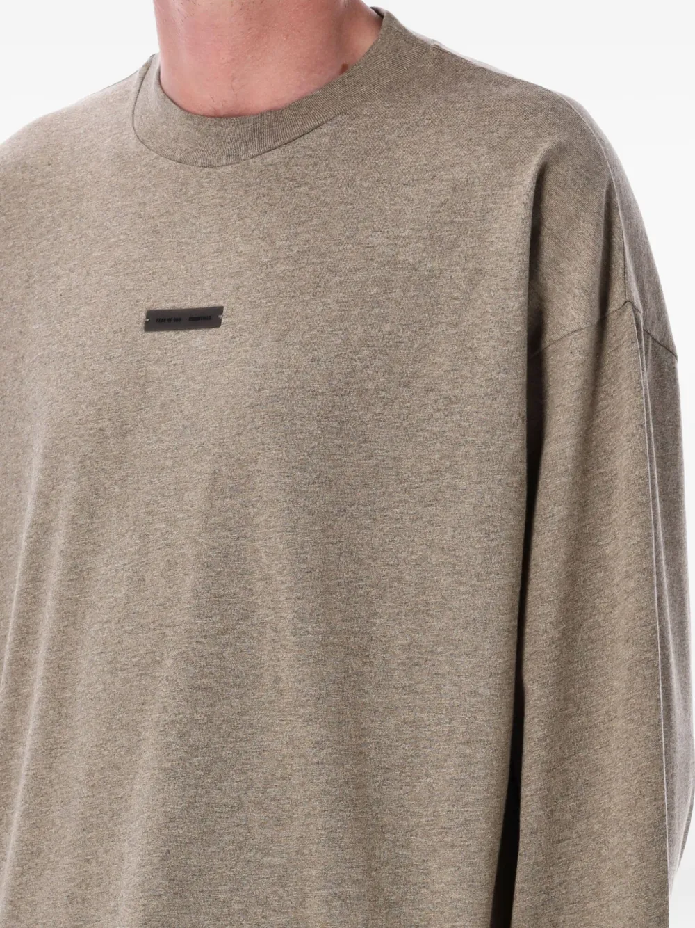 FEAR OF GOD ESSENTIALS T-shirt met lange mouwen Bruin
