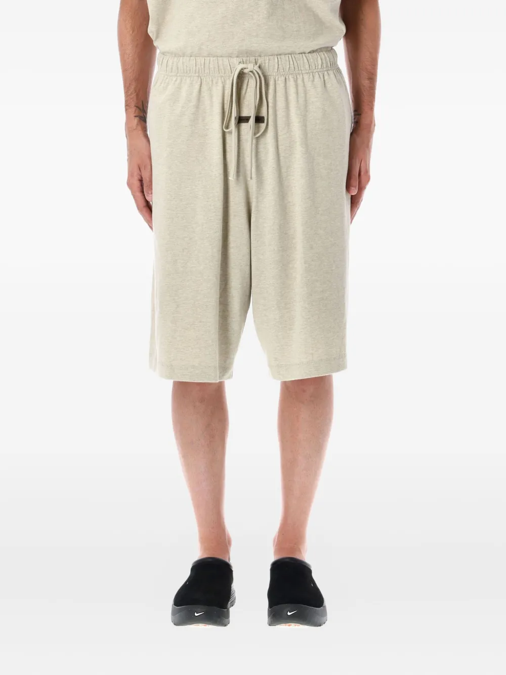 Essentials Drawstring-waist Track Shorts