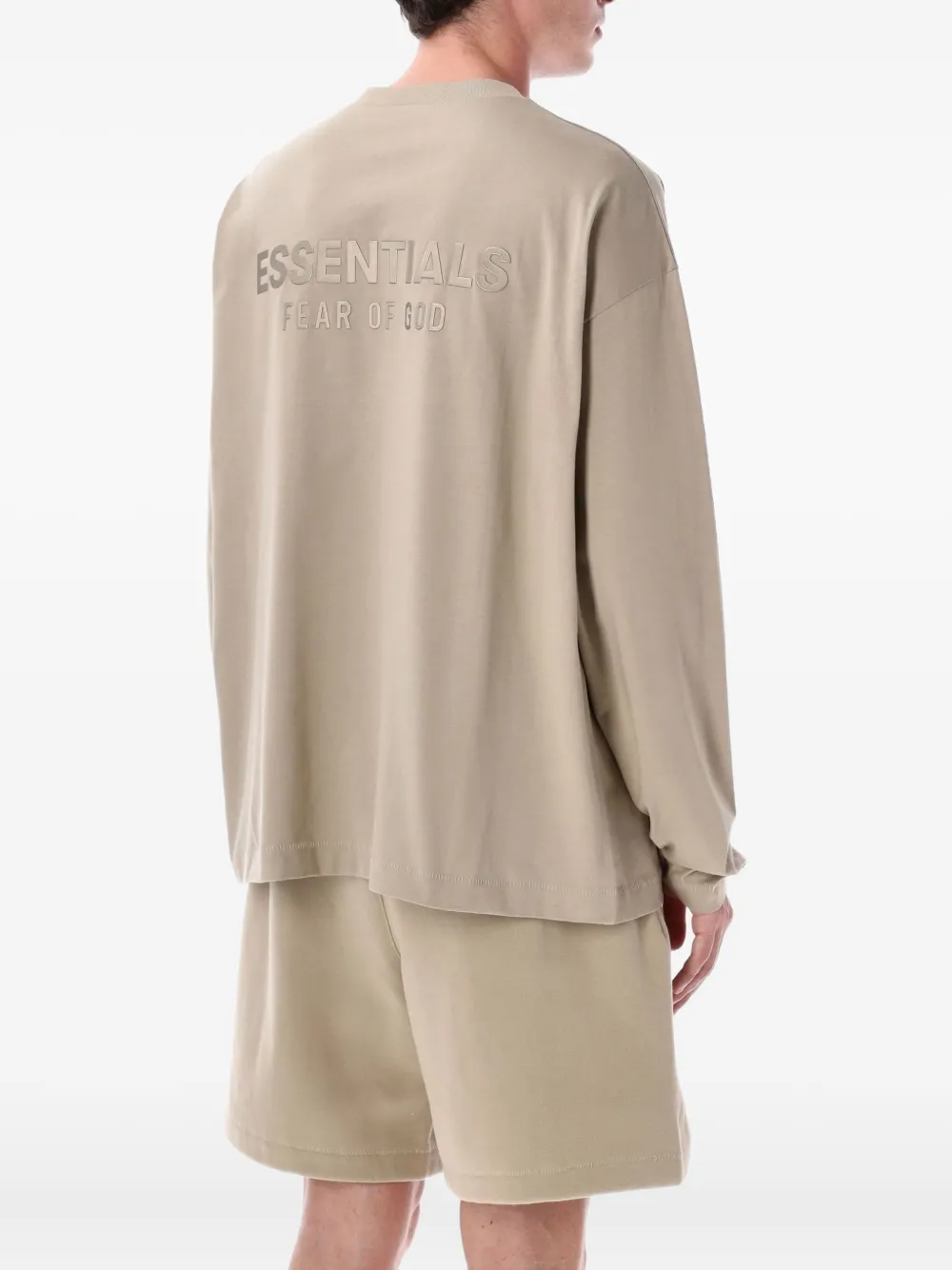 FEAR OF GOD ESSENTIALS long-sleeve T-shirt Beige