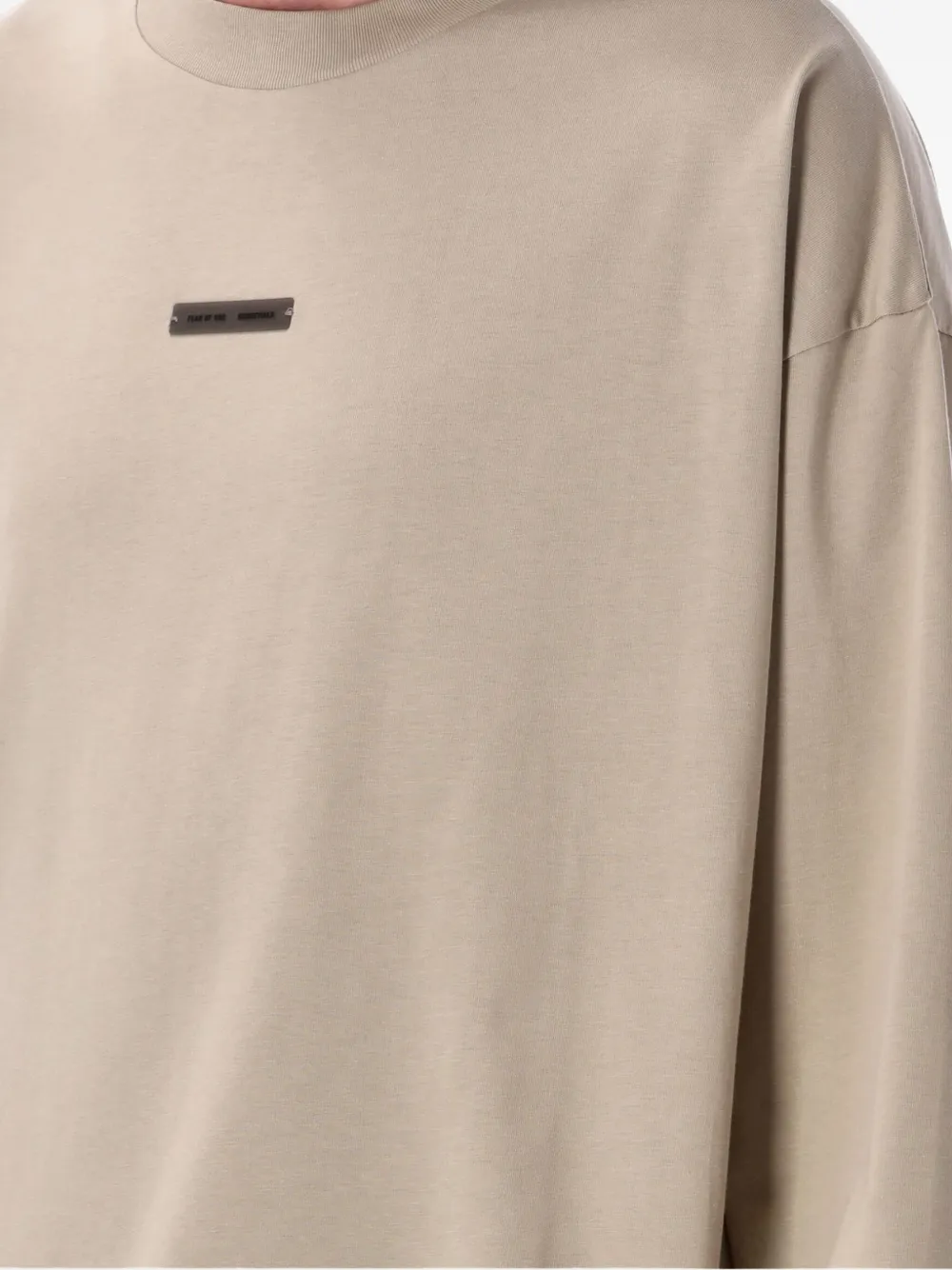 FEAR OF GOD ESSENTIALS long-sleeve T-shirt Beige