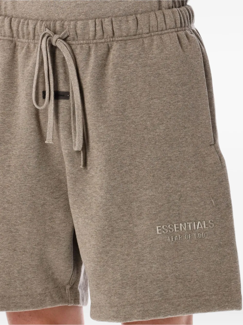 FEAR OF GOD ESSENTIALS drawstring-waist fleece track shorts Bruin