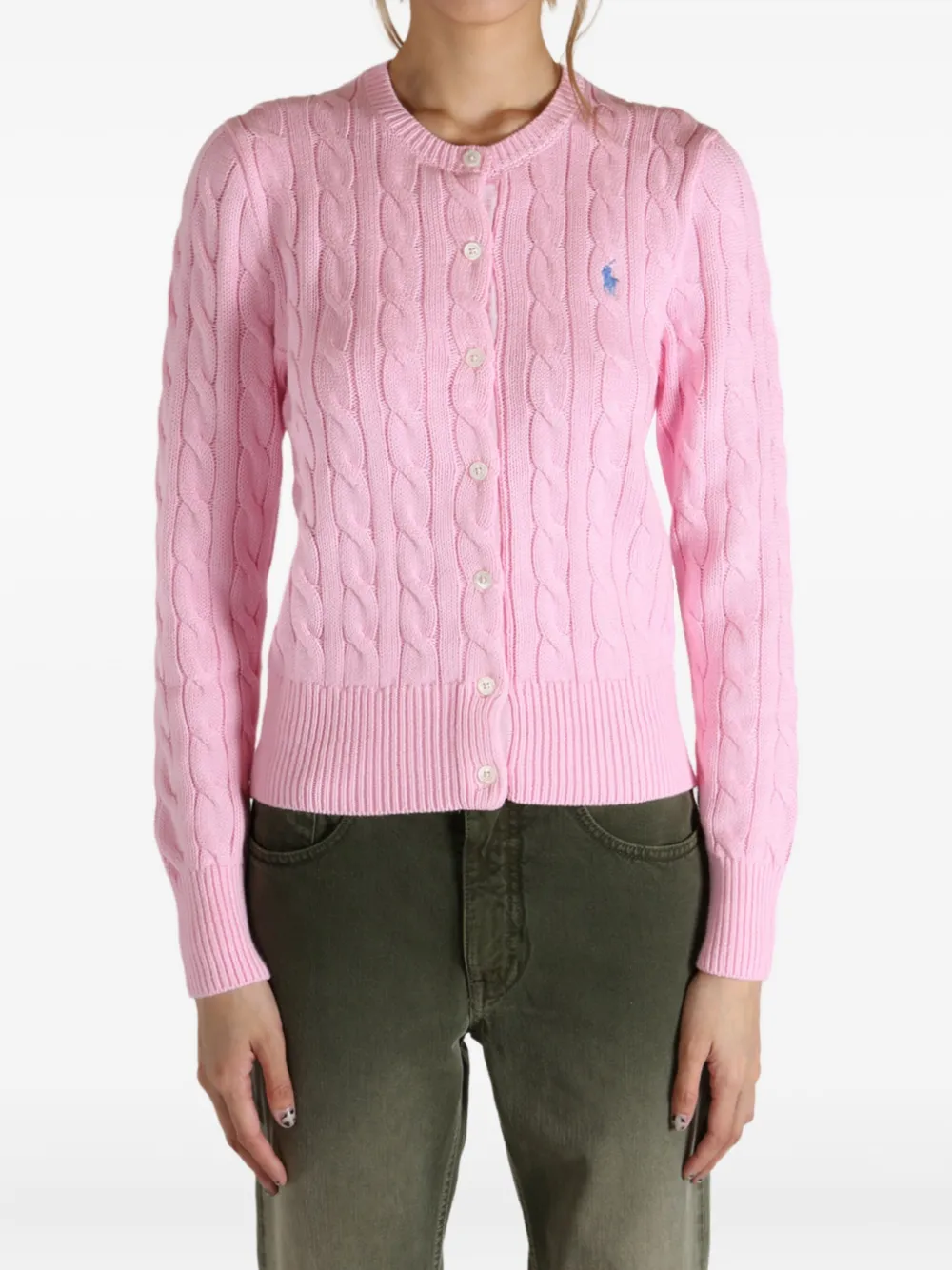 Polo Ralph Lauren Kabelgebreid vest Roze