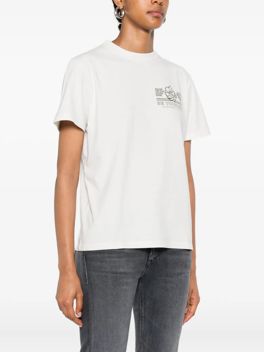 Golden Goose cotton T-shirt Wit