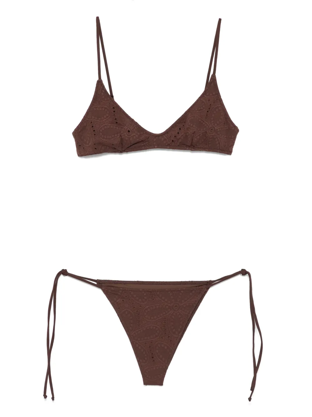 Mc2 Saint Barth Floral-lace Bikini
