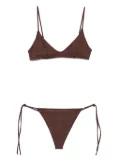 MC2 Saint Barth floral-lace bikini - Brown
