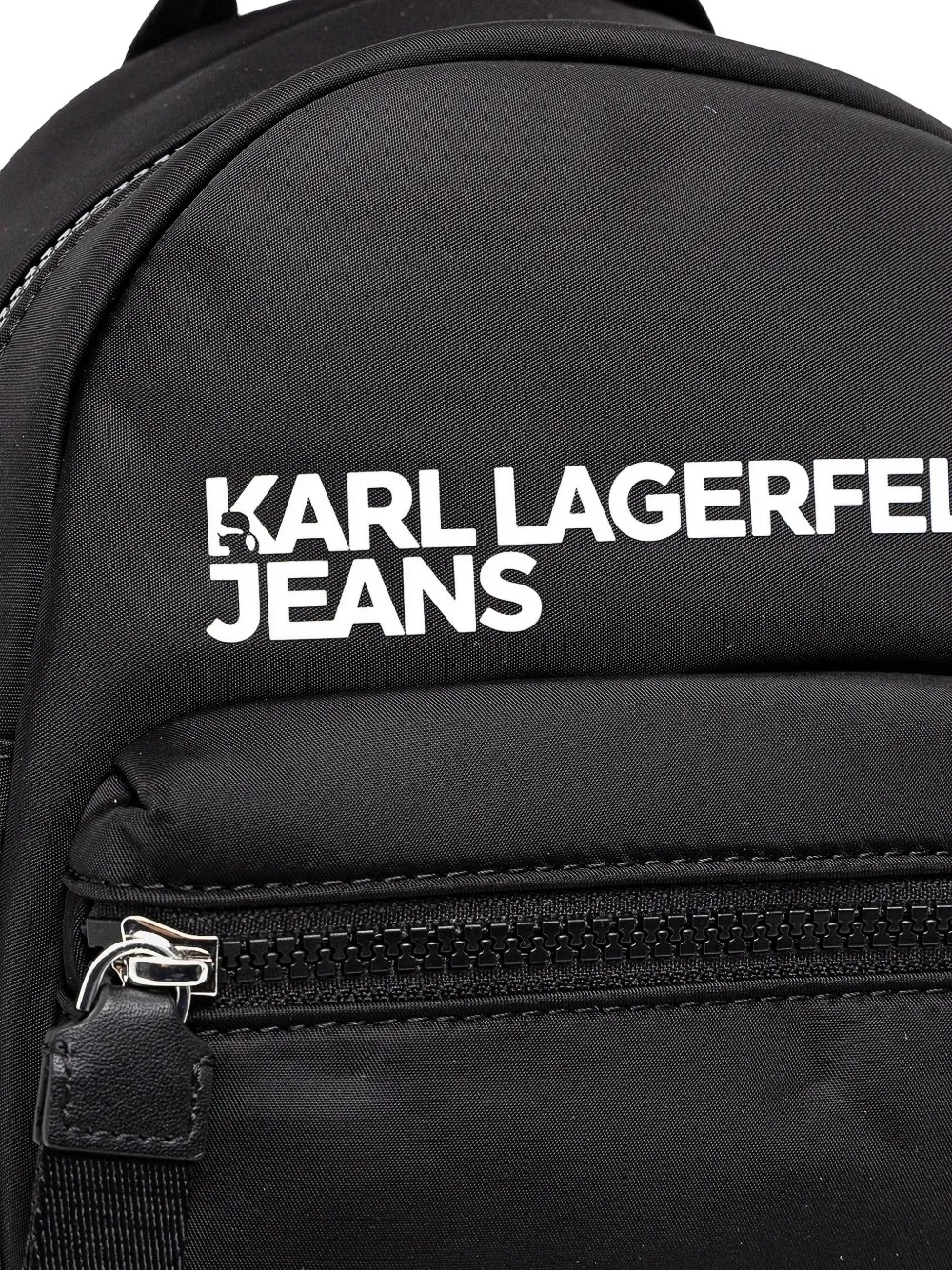 Karl Lagerfeld Jeans Logo-embossed Backpack In Black