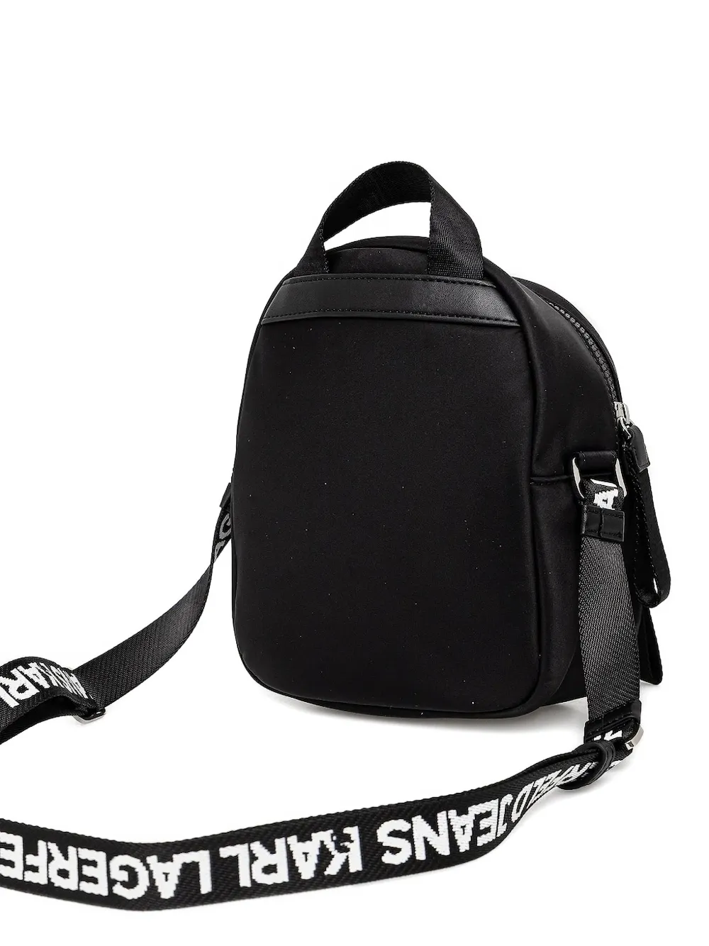 Karl Lagerfeld Jeans Logo-embossed Backpack In Black