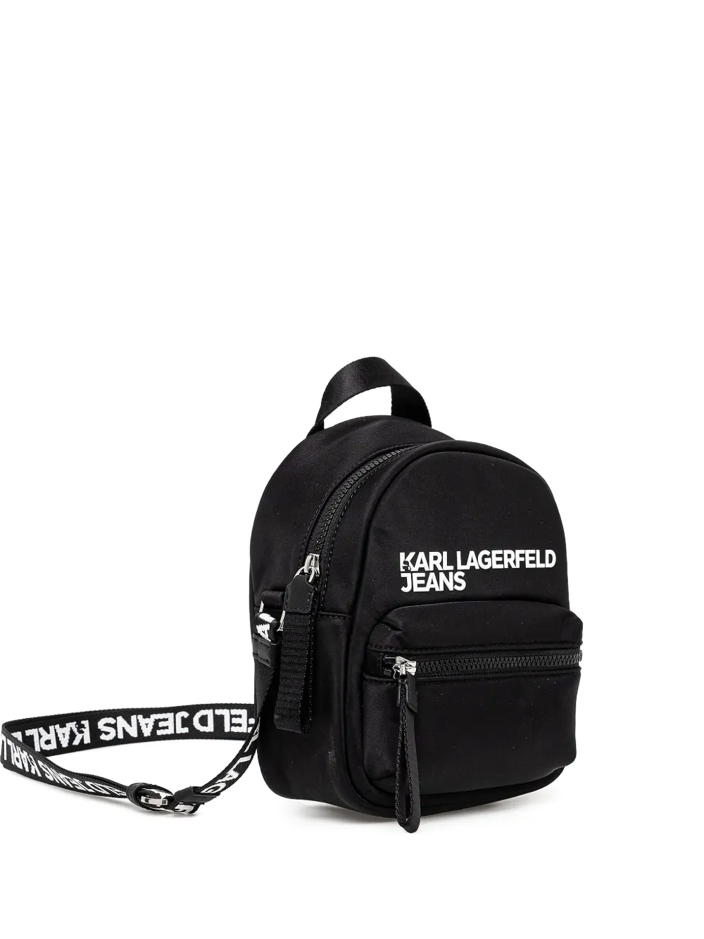Karl Lagerfeld Jeans logo-embossed backpack | Black | Image 1