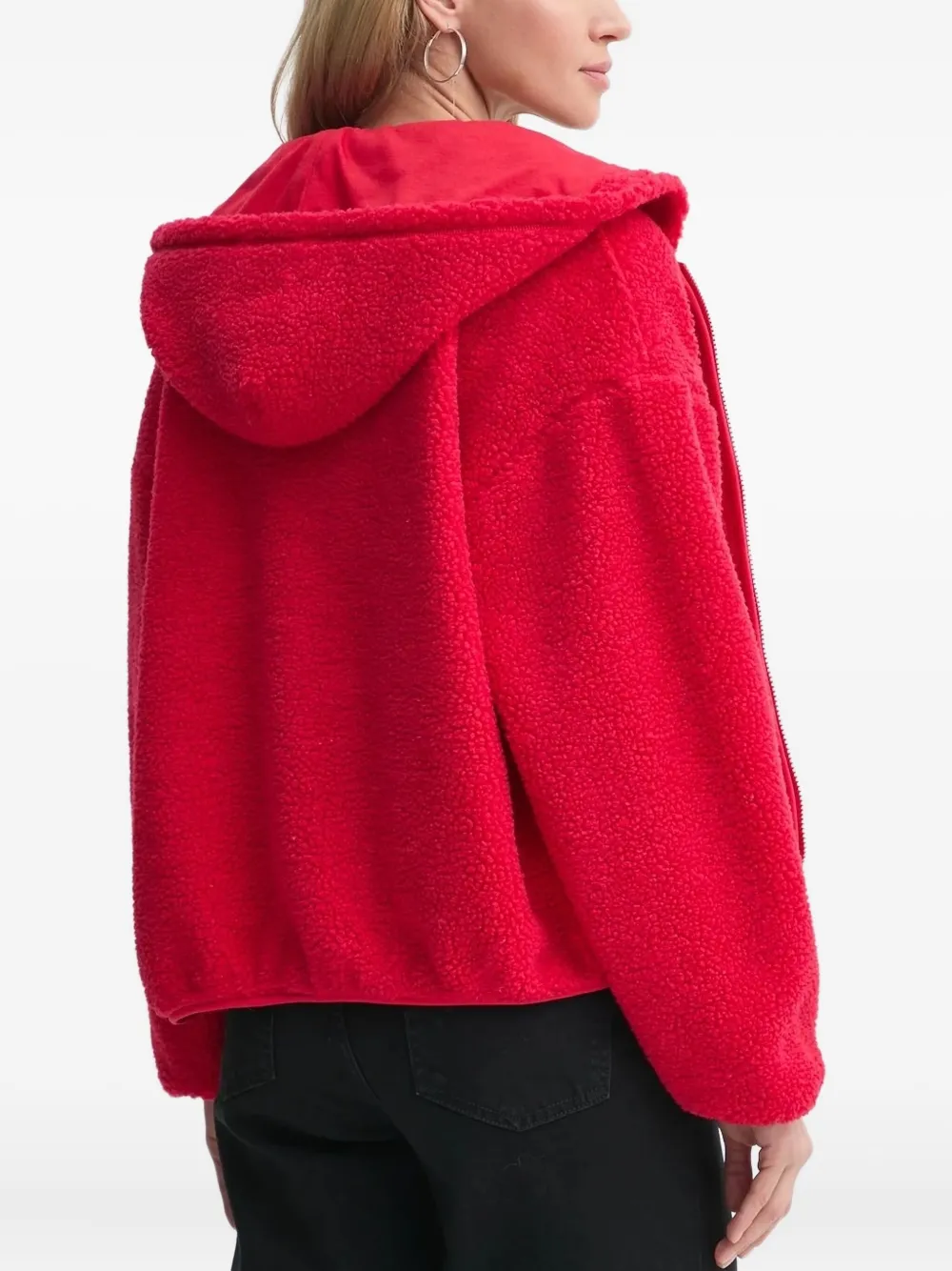 American Vintage Hoktown zip-up hoodie - Rood