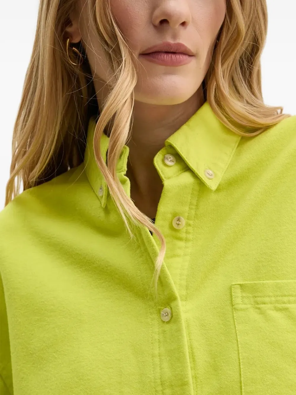 American Vintage Button-down blouse Geel