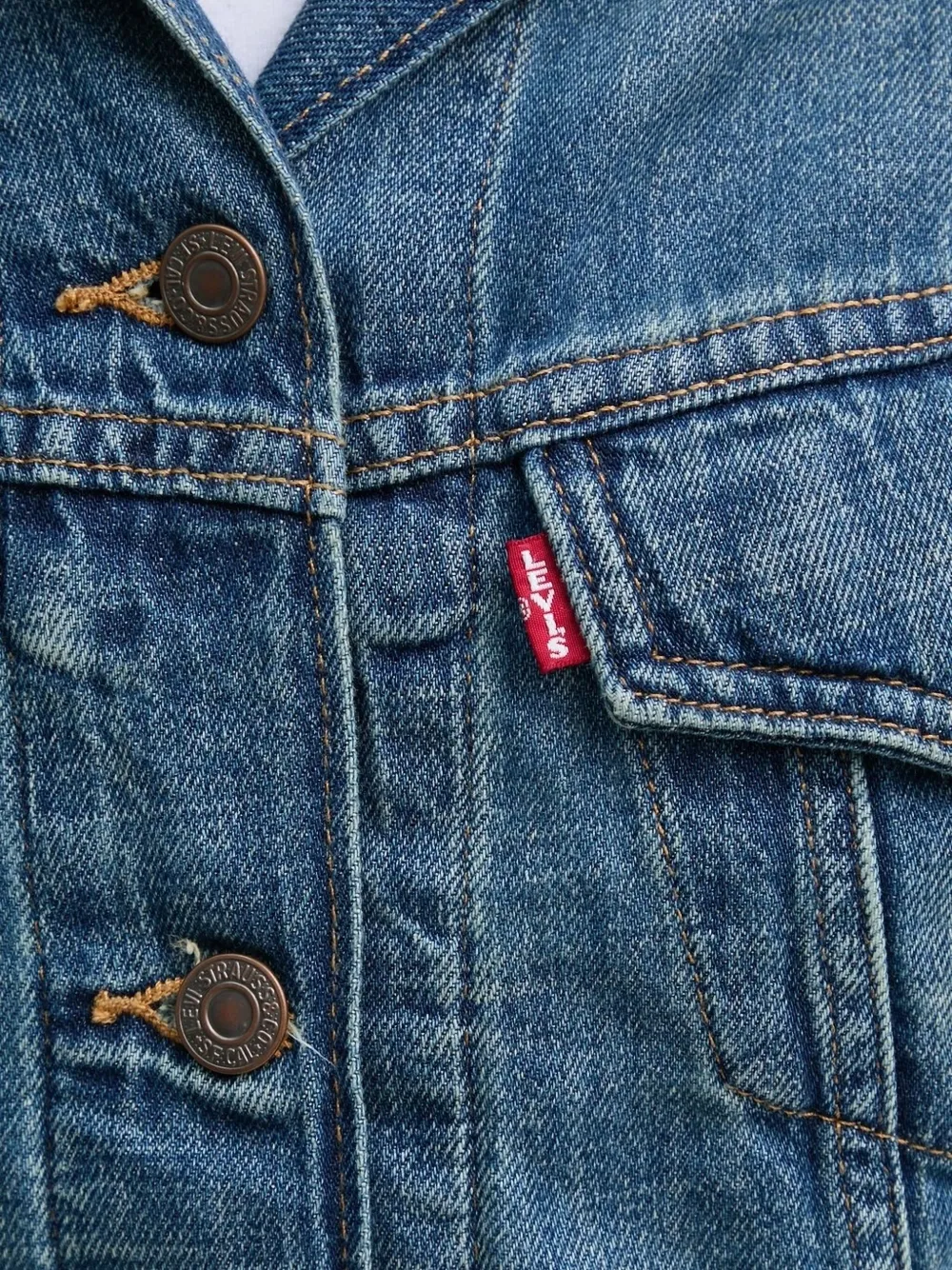 American Vintage Denim jack Blauw