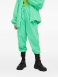 American Vintage Lijy grid-pattern track pants - Green