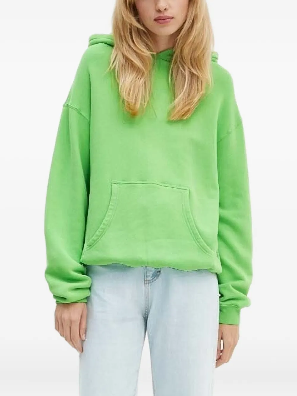 American Vintage Izubird hoodie van katoenblend Groen