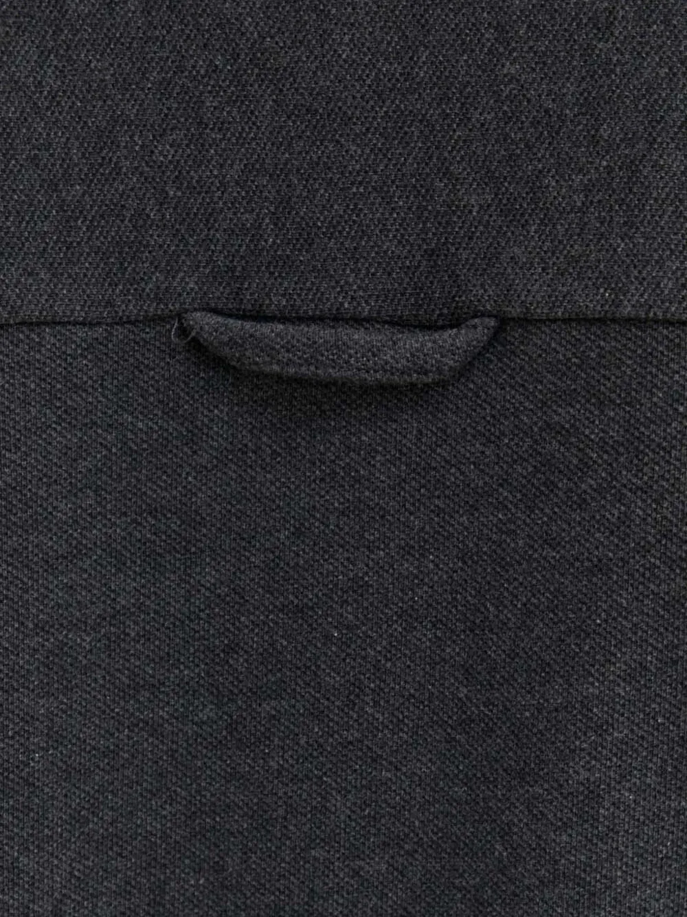 American Vintage Poloshirt met knopenbies en lange mouwen Zwart