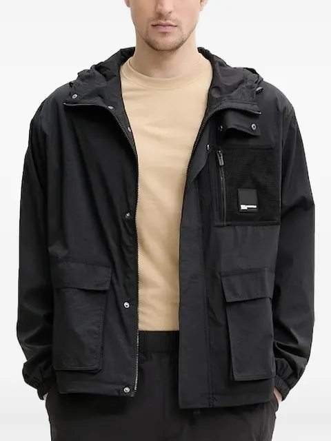 Karl Lagerfeld Jeans cargo-pocket hooded jacket