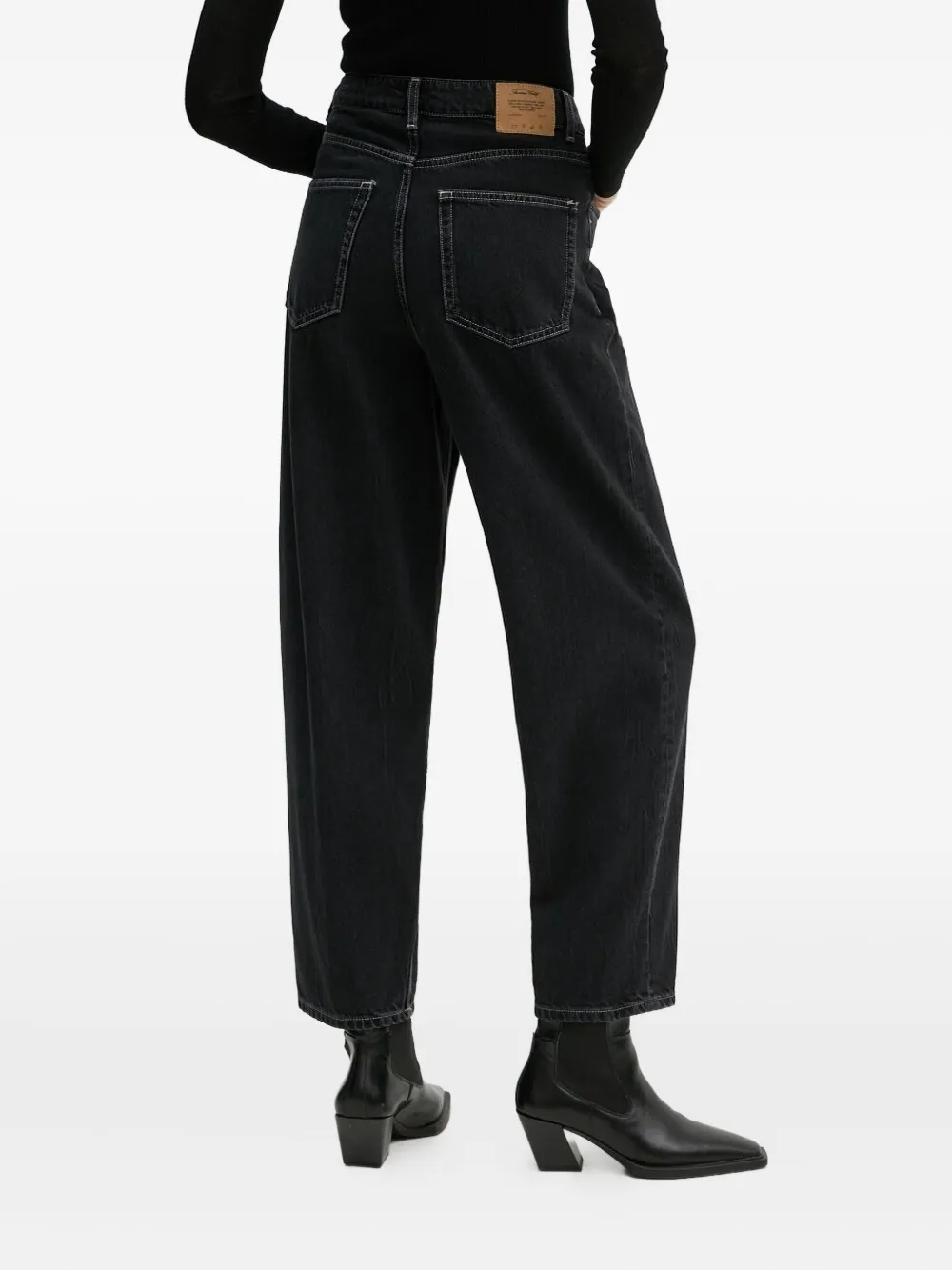 American Vintage Yopday straight-leg jeans - Zwart