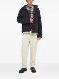 American Vintage logo-patch jeans - White
