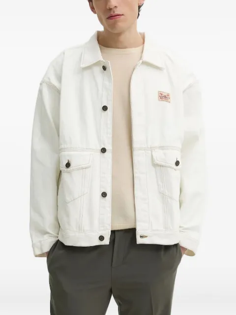 American Vintage Jeansjacke mit aufgesetzter Tasche