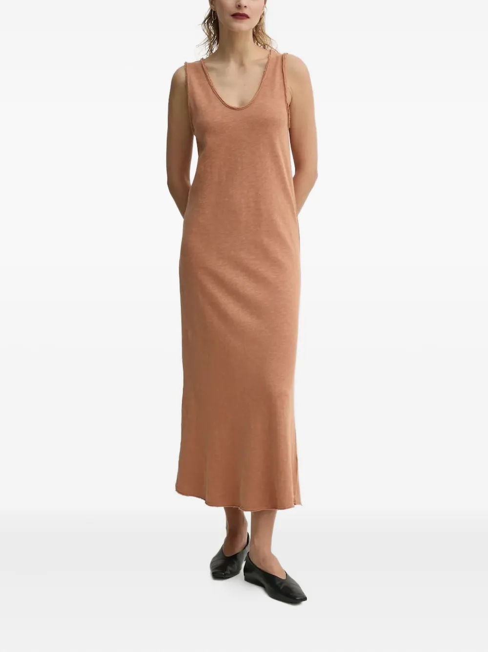 American Vintage Sonoma Sleeveless Maxi Dress In Brown
