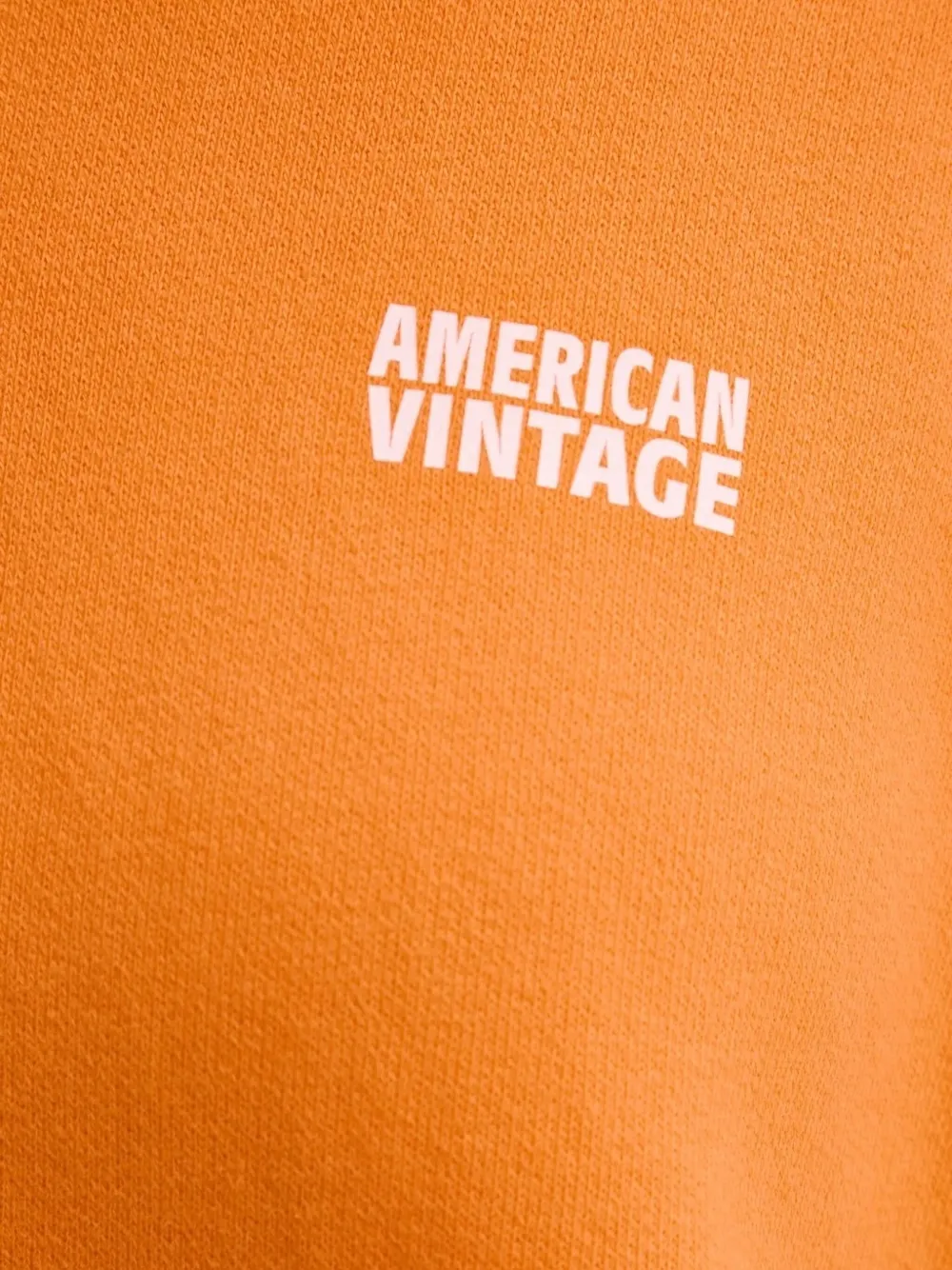 American Vintage Sweater met ronde hals Oranje
