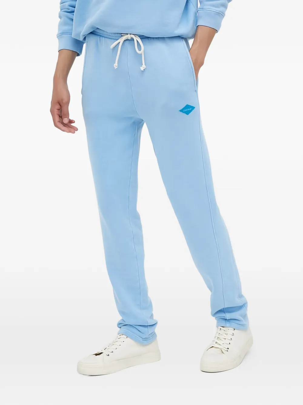 American Vintage Pantaloni sportivi con applicazione - Blu
