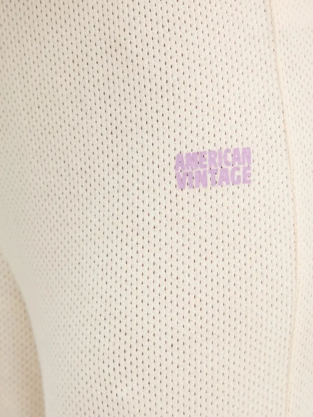 American Vintage Opengebreide trainingsbroek Beige