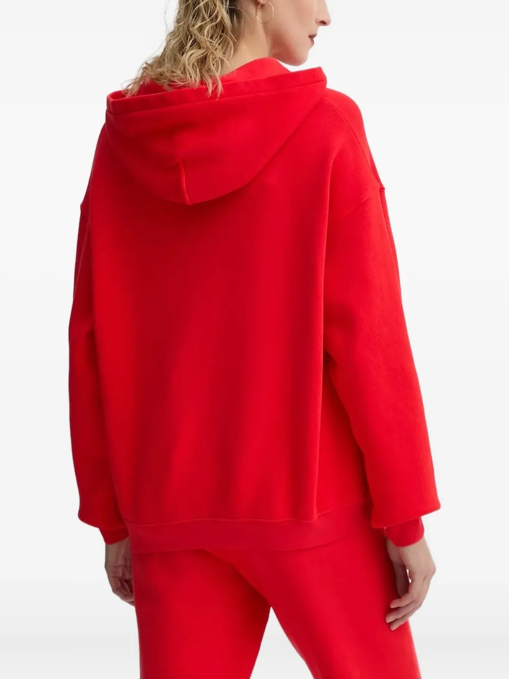 American Vintage Hoodie met logoprint Rood