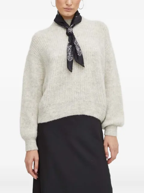 American Vintage East ribbed balloon-sleeve jumper