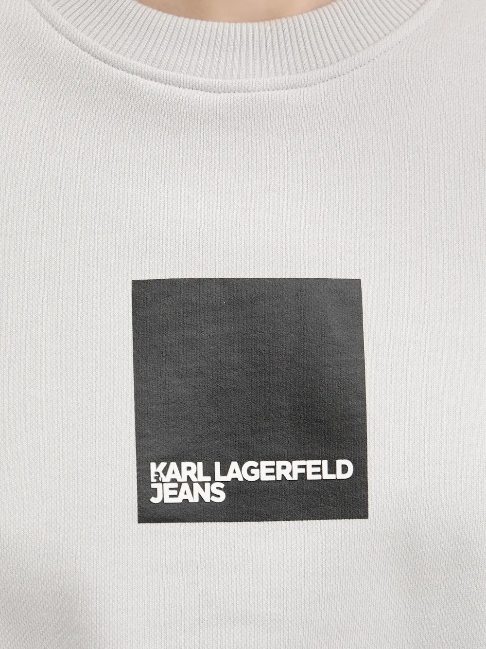 Karl Lagerfeld Jeans Sweater met logoprint Grijs