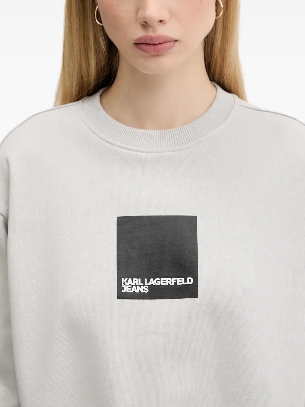 Karl Lagerfeld Jeans logo-print sweatshirt | Толстовки | Image 2