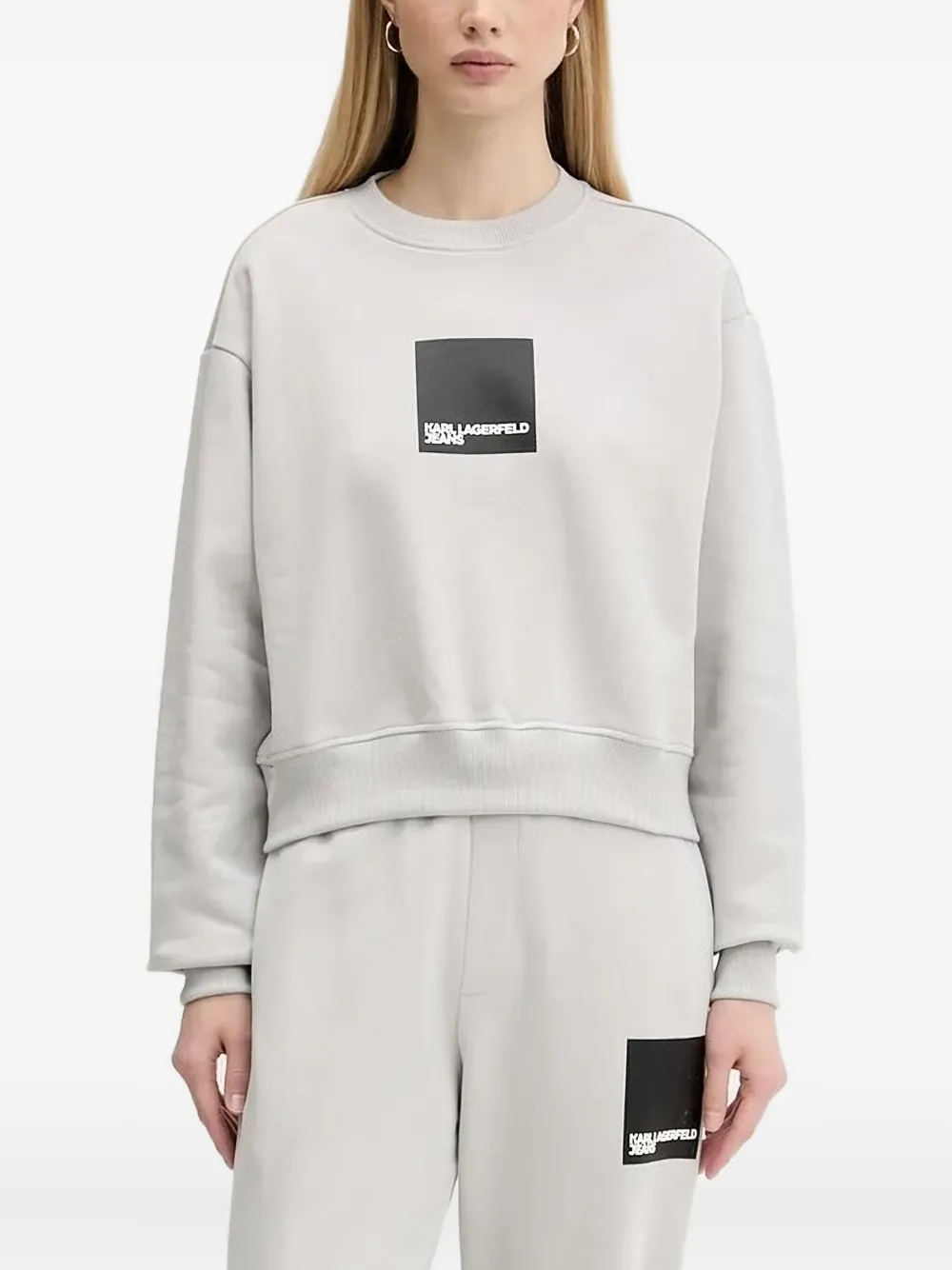 Karl Lagerfeld Jeans logo-print sweatshirt | серый | Image 1