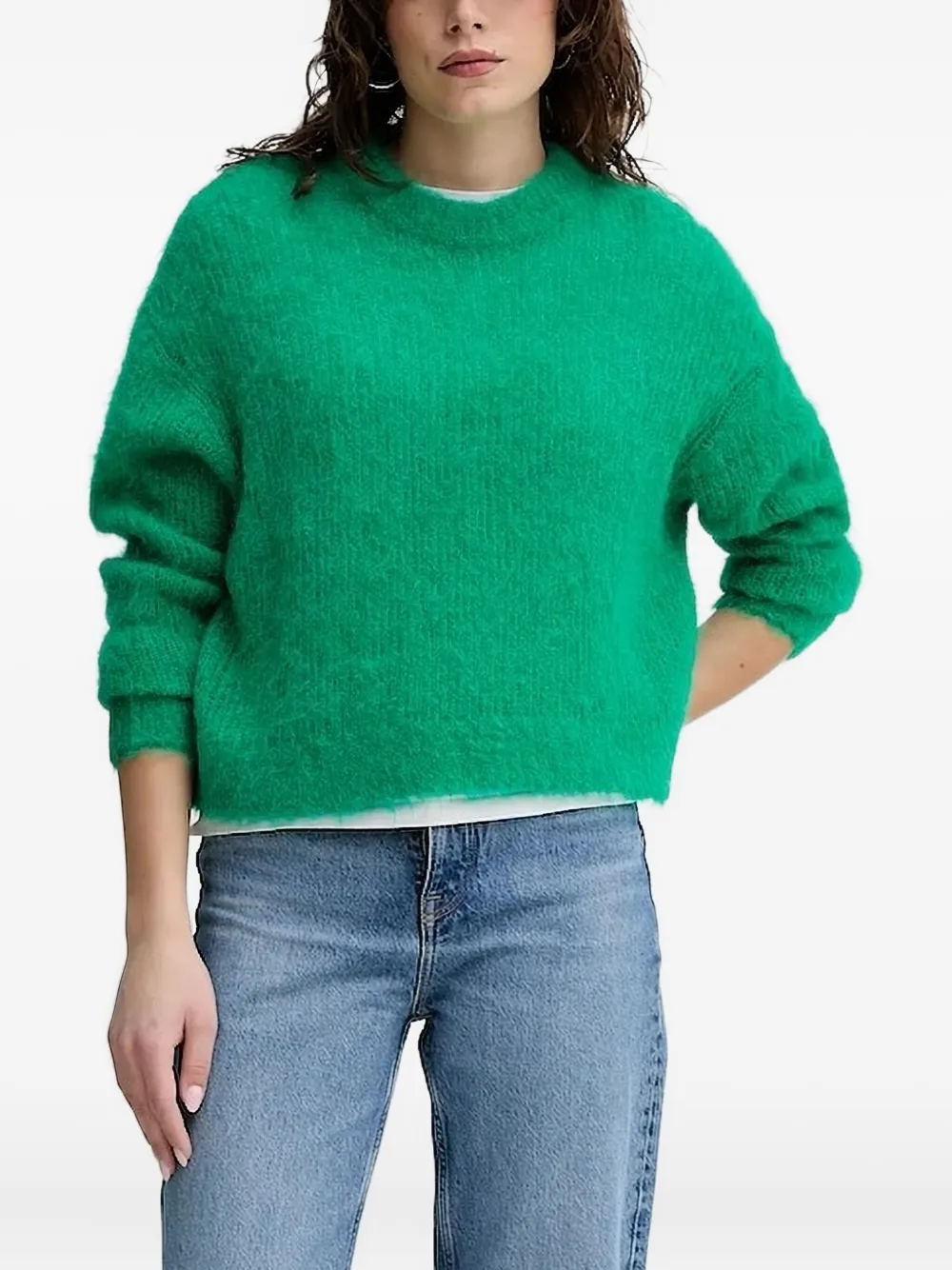 American Vintage Bymi Crew-neck Sweater In Green