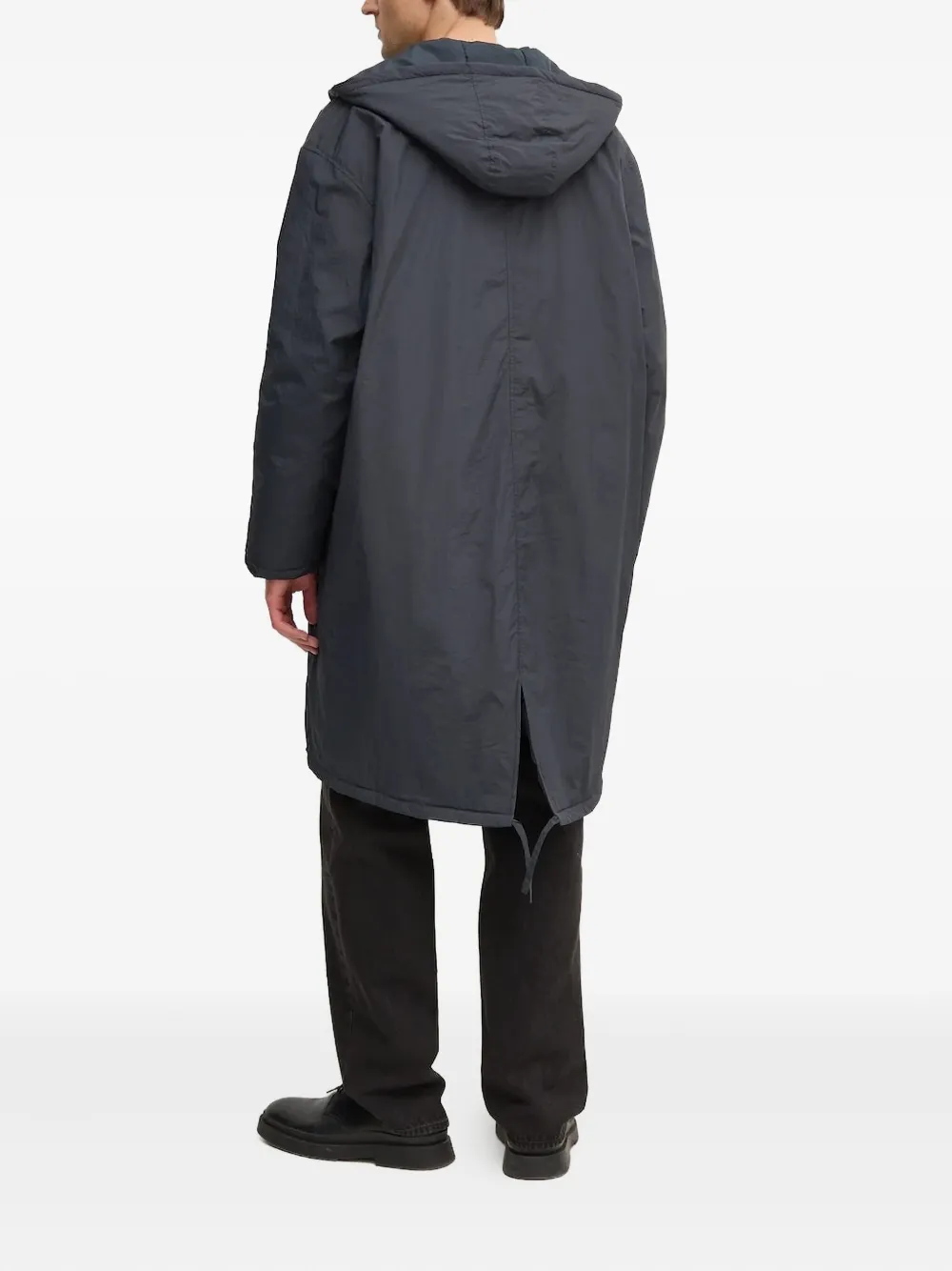 American Vintage Zotcity hooded parka CARBONE