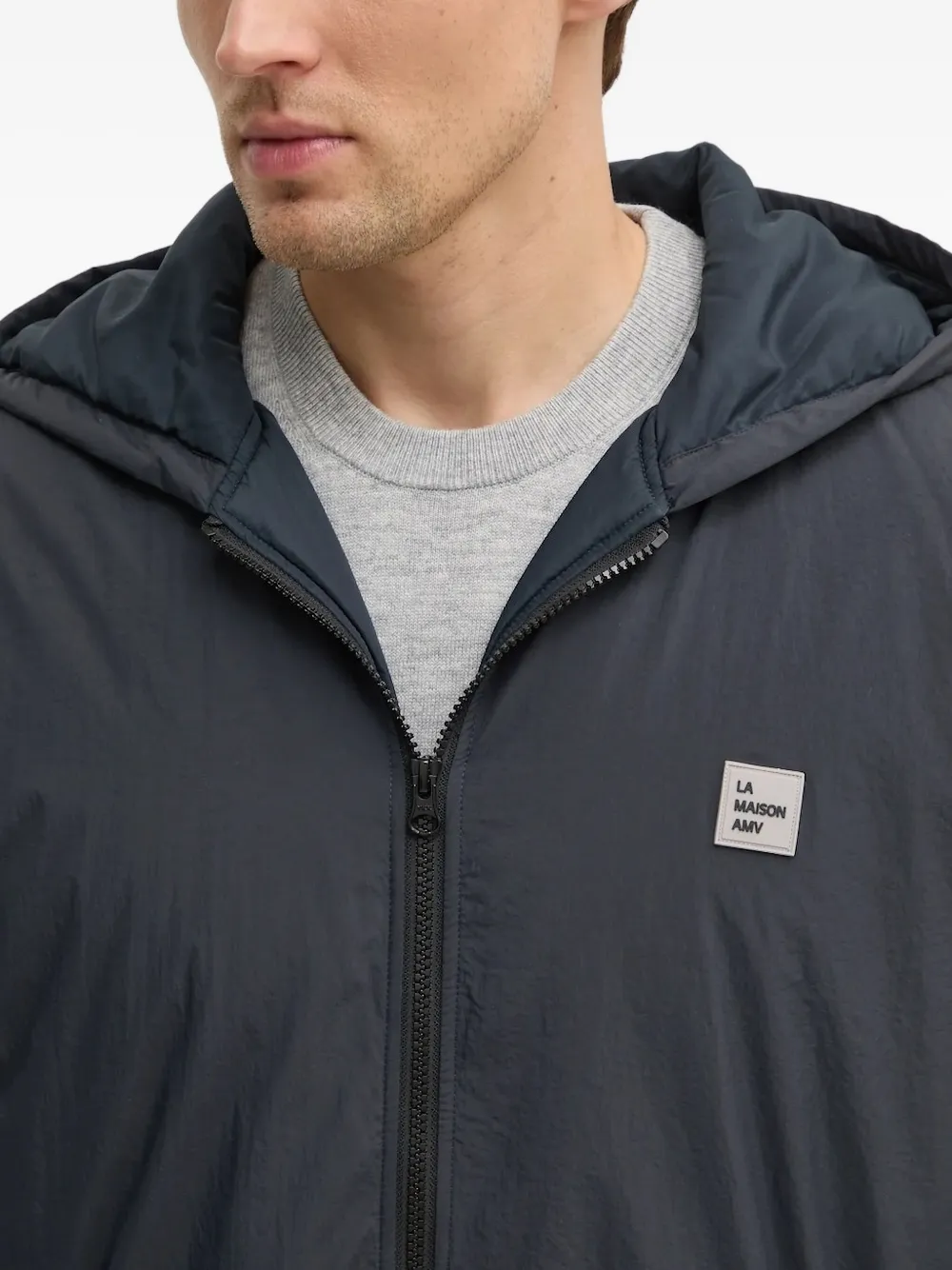 American Vintage Zotcity hooded parka CARBONE